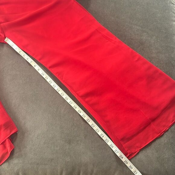 Women’s Red Chiffon 3 Piece Pants Suit Mother of the Bride Plus Size 20W NEW - Picture 11 of 15